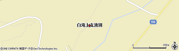 北海道遠軽町（紋別郡）白滝上支湧別周辺の地図