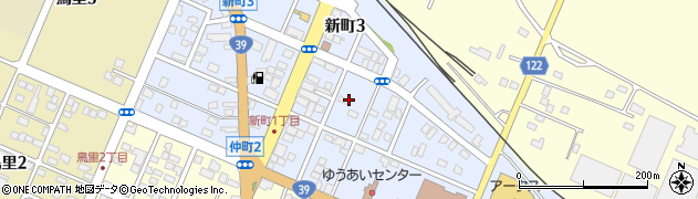 北海道美幌町（網走郡）新町周辺の地図