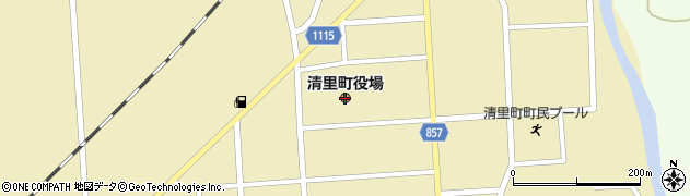 北海道清里町（斜里郡）周辺の地図