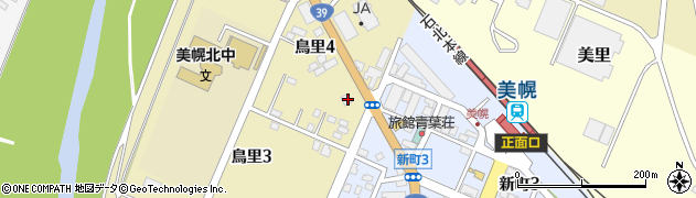 セイコーマート美幌鳥里店周辺の地図
