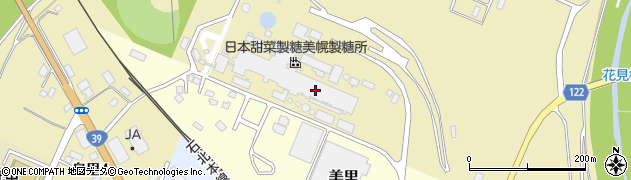 日本甜菜製糖株式会社　美幌製糖所総務グループ・資材周辺の地図
