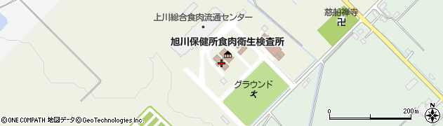 株式会社北海道畜産公社上川事業所　機械室周辺の地図