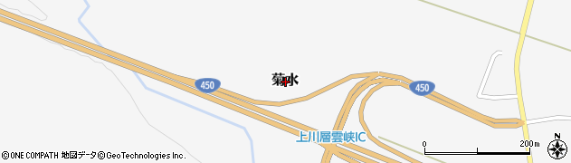 北海道上川郡上川町菊水周辺の地図