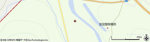 安足間川周辺の地図