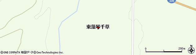 北海道大空町（網走郡）東藻琴千草周辺の地図
