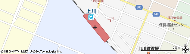 上川駅周辺の地図