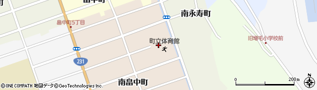 増毛町文化センター周辺の地図
