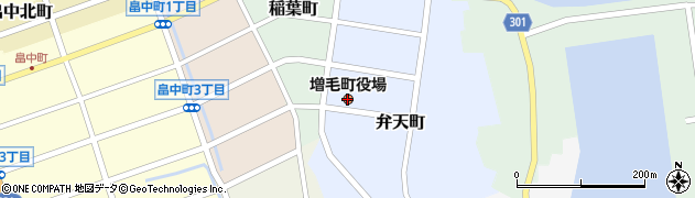 増毛町役場　農業委員会周辺の地図