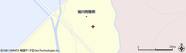 旭川刑務所執務時間外事務当直室周辺の地図