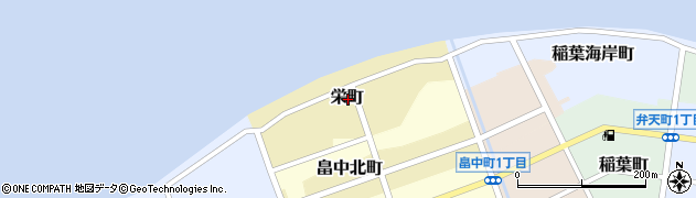 北海道増毛郡増毛町栄町周辺の地図