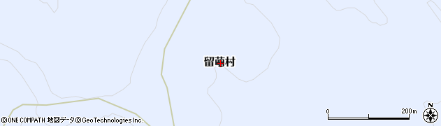 北海道留萌市留萌村周辺の地図