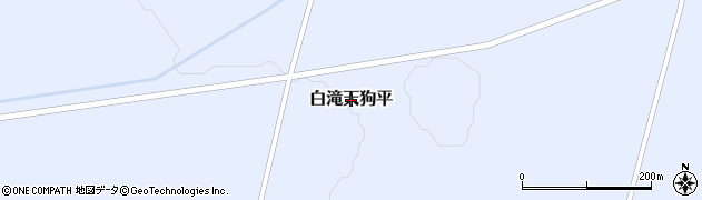 北海道遠軽町（紋別郡）白滝天狗平周辺の地図