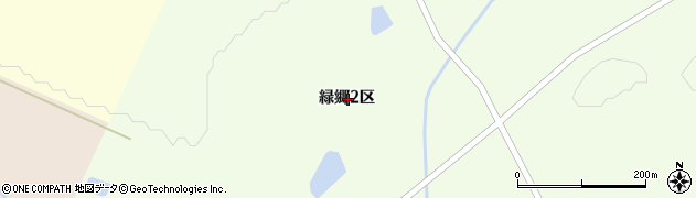北海道上川郡当麻町緑郷２区周辺の地図