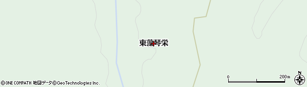 北海道大空町（網走郡）東藻琴栄周辺の地図