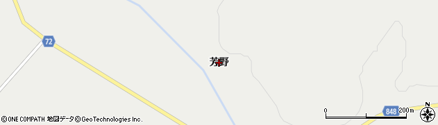 北海道旭川市江丹別町（芳野）周辺の地図