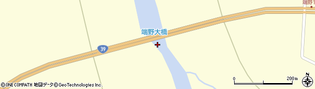 端野大橋周辺の地図