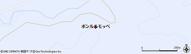 北海道留萌市留萌村（ポンルルモッペ）周辺の地図
