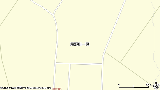 〒099-2101 北海道北見市端野町一区の地図