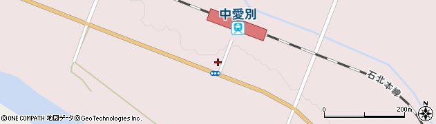 中愛別郵便局 ＡＴＭ周辺の地図