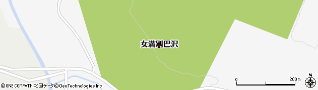 北海道大空町（網走郡）女満別巴沢周辺の地図