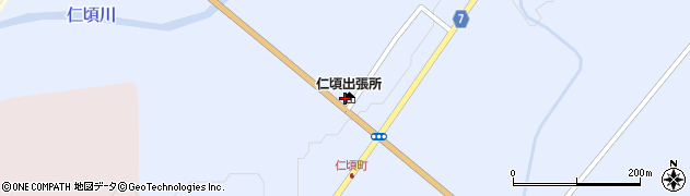 仁頃郵便局 ＡＴＭ周辺の地図