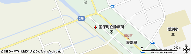 北海道愛別町（上川郡）本町周辺の地図