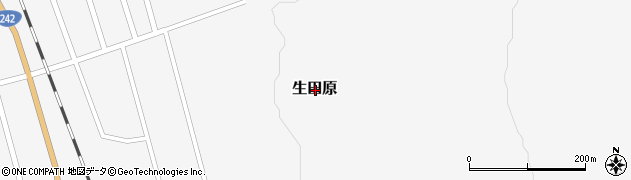北海道紋別郡遠軽町生田原周辺の地図