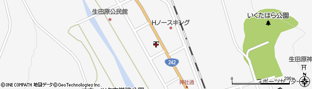 生田原郵便局周辺の地図