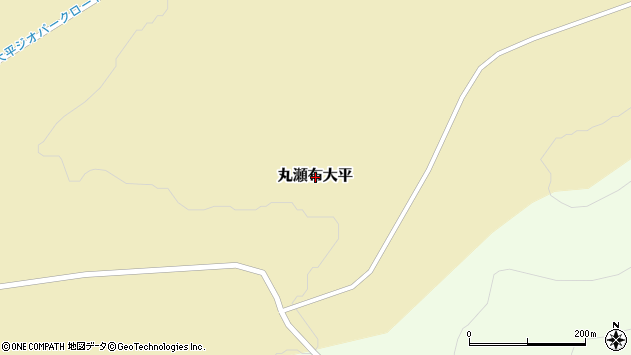 〒099-0214 北海道紋別郡遠軽町丸瀬布大平の地図
