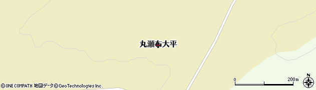 北海道遠軽町（紋別郡）丸瀬布大平周辺の地図