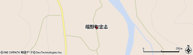 北海道北見市端野町忠志周辺の地図