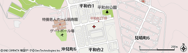 北海道留萌市平和台周辺の地図