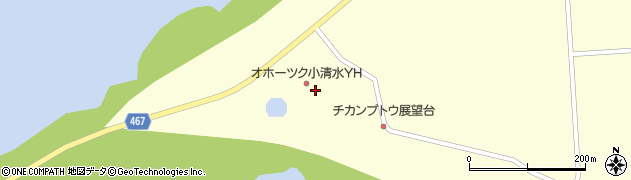 原生亭温泉周辺の地図
