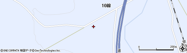 北海道比布町（上川郡）北（１０線）周辺の地図