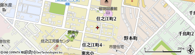 留萌市役所市立　留萌図書館周辺の地図
