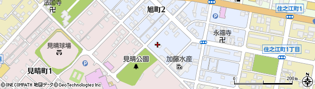 北海道電気保安協会　留萌事業所周辺の地図