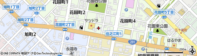 有限会社北海道新聞　東原販売所周辺の地図