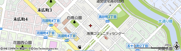 北海道留萌市高砂町周辺の地図