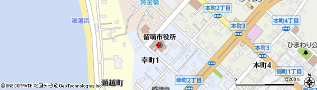 留萌市役所　会計課周辺の地図