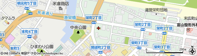 ローソン留萌栄町店周辺の地図