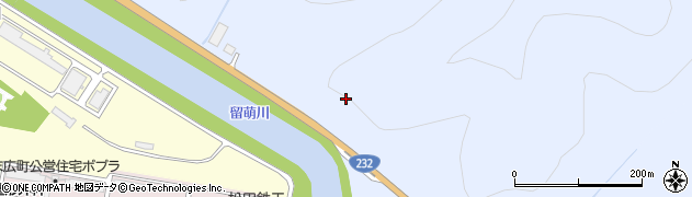 北海道留萌市留萌村フレンベツ周辺の地図