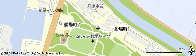 北海道留萌市船場町周辺の地図