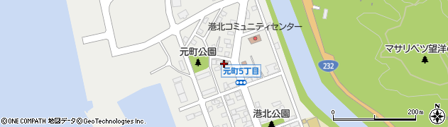 留萌元町郵便局周辺の地図