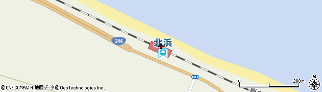 北浜駅周辺の地図