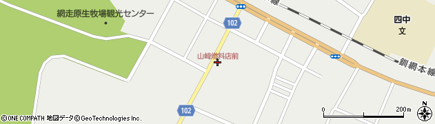 山崎燃料店前周辺の地図