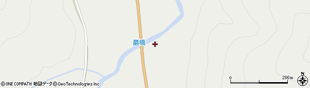 巖橋周辺の地図