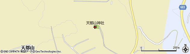 天都山神社周辺の地図