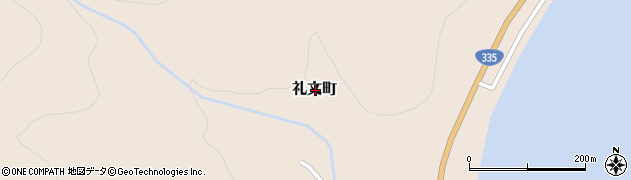 北海道目梨郡羅臼町礼文町周辺の地図