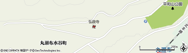 弘政寺周辺の地図