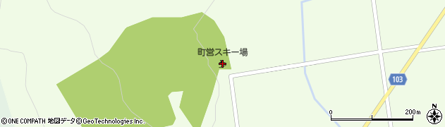 佐呂間町営スキー場周辺の地図